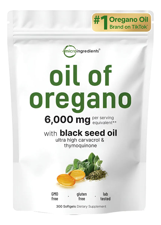 Aceite de Oregano con Semillas negras Nigella Sativa